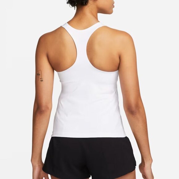 Nike Swoosh Built in Bra Tank Medium Impact Size S Gym Work Out Training - Picture 10 of 10